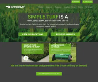 Simpleturf.com(Simple Turf) Screenshot