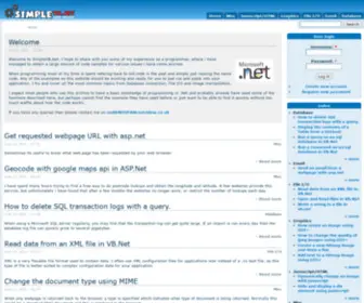 Simplevb.net(Code Archive) Screenshot