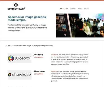 Simpleviewer.net(Spectacular image galleries made simple) Screenshot