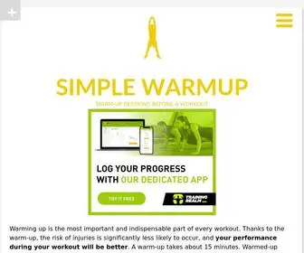 Simplewarmup.com(Simple Warmup) Screenshot