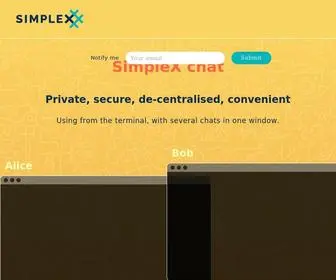 Simplex.chat(Private and secure messenger without any user IDs (not even random)) Screenshot