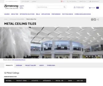 Simplexceilings.com(Metal Ceilings) Screenshot