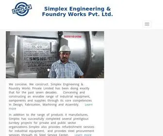 Simplexengg.in(Simplex Engineering & Foundry Works Pvt. Ltd) Screenshot