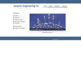 Simplexengineeringco.com(Bolts and nuts) Screenshot