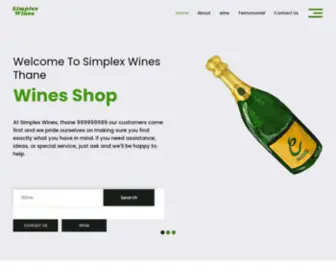 Simplexwinesthane.in(Call at) Screenshot