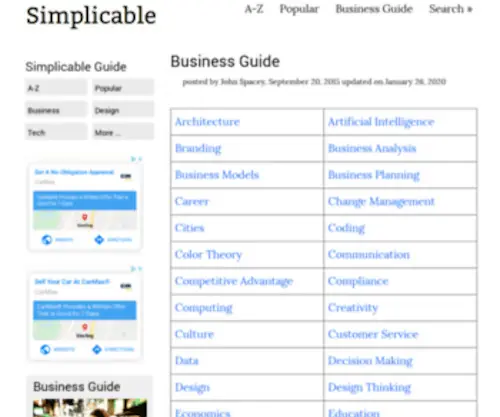 Simplicable.com(Simplicable Guide) Screenshot