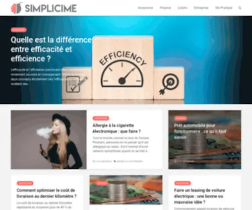 Simplicime.com(Petit morceau de web) Screenshot