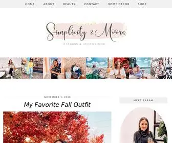 Simplicityandmoore.com(Website is being created) Screenshot