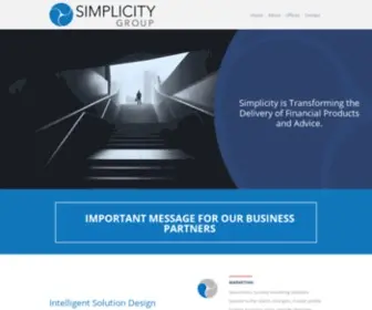 Simplicitygroup.com(Simplicity) Screenshot
