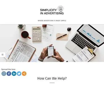 Simplicityinadvertising.info(Where Advertising Is Made Simple) Screenshot