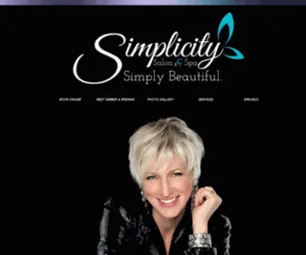 Simplicitysalonandspa.org(Simplicity Salon and Spa) Screenshot