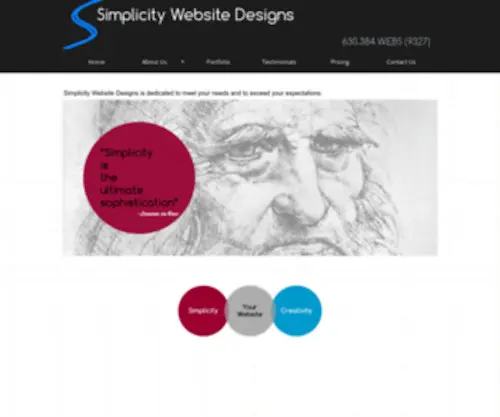 Simplicitywebdesigns.com(Simplicity website designs) Screenshot