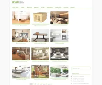 Simplidecor.com(Furniture and Home Design Ideas) Screenshot