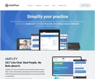 Simplifeye.co(Patient Engagement & Communication) Screenshot