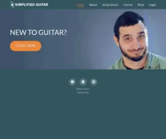 Simplifiedguitar.com(Simplified Guitar) Screenshot