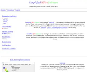 Simplifiedofficesoftware.com(Simplified Office Software) Screenshot