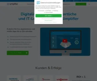 Simplifier.io(Enterprise Apps made simple with Low) Screenshot