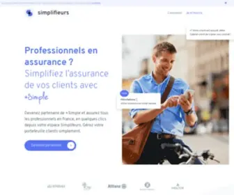 Simplifieurs.pro(Découvrez l’assurance professionnelle +Simple) Screenshot