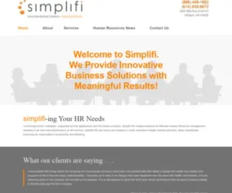 Simplifihrsolutions.com(Human Resource Solutions) Screenshot