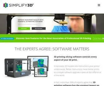 Simplify3D.com(V5 Home) Screenshot