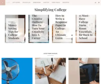 Simplifyingcollege.com(Simplifying college) Screenshot