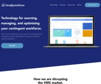 SimplifyvMs.com(Vendor Management Workforce Solutions) Screenshot