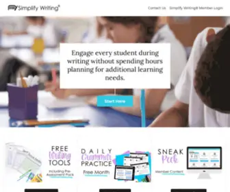 Simplifywriting.com(Writing®) Screenshot