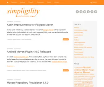 Simpligility.com(Simpligility technologies inc) Screenshot