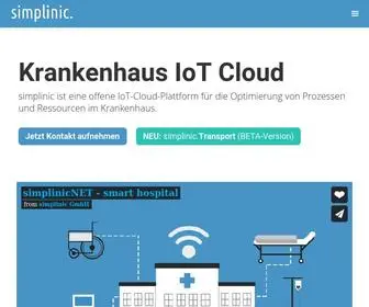 Simplinic.de(Krankenhaus IoT Cloud) Screenshot