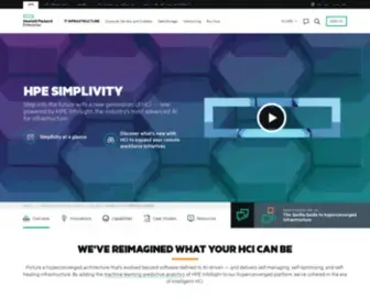 Simplivity.com(SimpliVity Hyperconverged) Screenshot