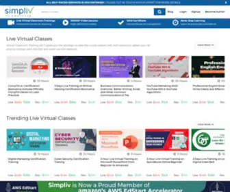 Simplivlearning.com(Best Platform for Online Learning & Teaching) Screenshot
