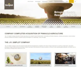 Simplot.com(Simplot Company) Screenshot
