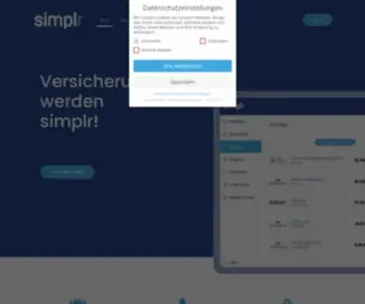 Simplr.de(Versicherungen werden einfach) Screenshot