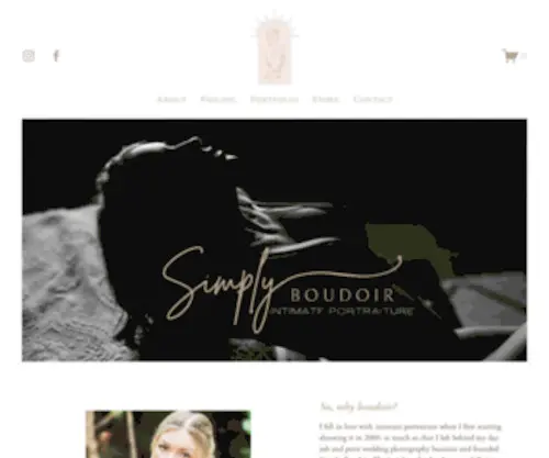 Simply-Boudoir.com(North Carolina Boudoir) Screenshot