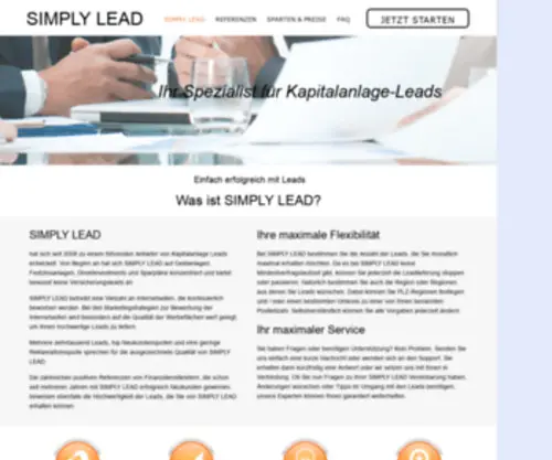 Simply-Lead.de(Geldanlagen Kapitalanlagen) Screenshot