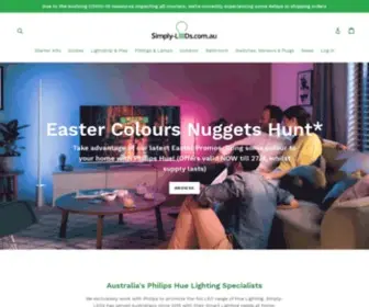 Simply-Leds.com.au(Philips HUE LED Lighting Specialists) Screenshot