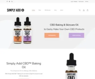 Simplyadd.co(Solventless CBD Oils) Screenshot