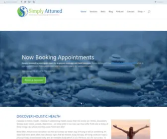 Simplyattuned.com(Achieve Holistic Health and Well) Screenshot