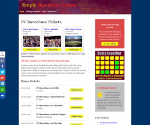 Simplybarcelonatickets.co.uk(Barcelona Blog) Screenshot