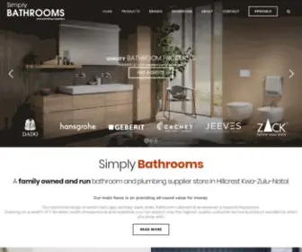 Simplybathrooms.co.za(Simply Bathrooms) Screenshot