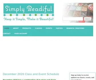 Simplybeadiful.com(Simply Beadiful) Screenshot