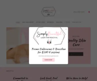 Simplybeautiful4U.com(Hair Removal) Screenshot