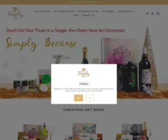 Simplybecause.co.nz(Exquisite Gift Boxes) Screenshot