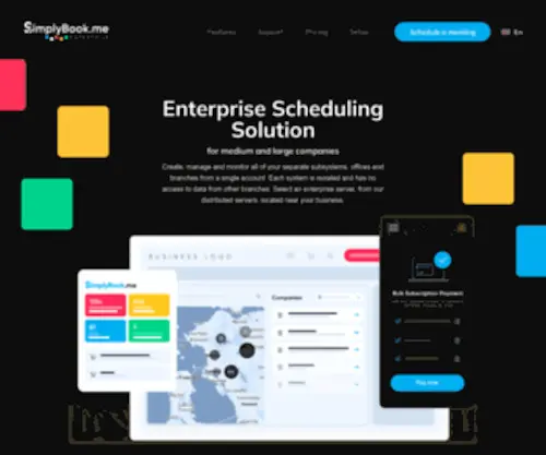 Simplybook.pro(Enterprise booking system) Screenshot