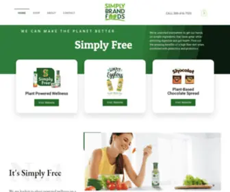 Simplybrandfoods.com(Simply Brand Foods) Screenshot