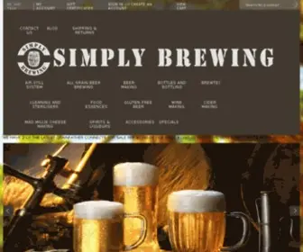 Simplybrewing.co.nz(Simply Brewing) Screenshot