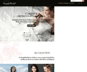 Simplybridal.com(You're here because you're searching for the perfect discount wedding dress or bridesmaid dress) Screenshot