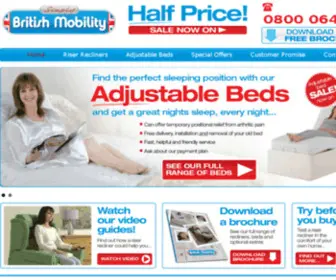 Simplybritishmobility.co.uk(Riser Recliners and Adjustable Beds from Simply British Mobility) Screenshot