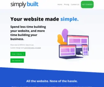 Simplybuiltsites.com(Simply Built) Screenshot