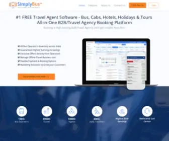 Simplybus.com(India's Fastest Growing Travel B2B Network) Screenshot